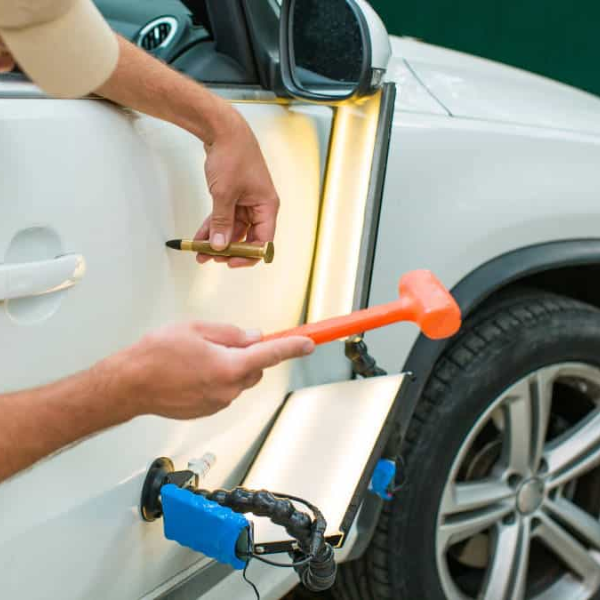 Professional car dent removal techniques in Dubai