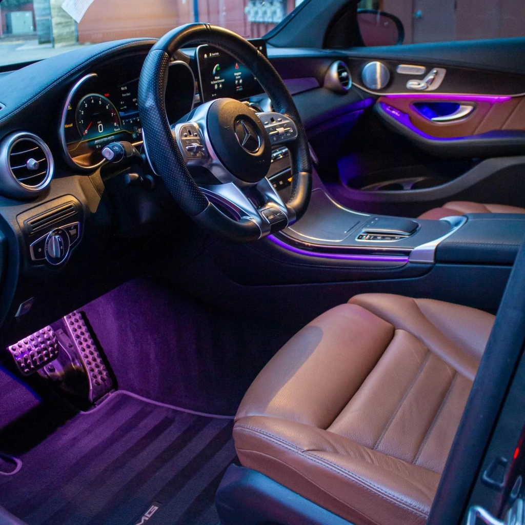 Car interior modification and custom vehicle upgrades